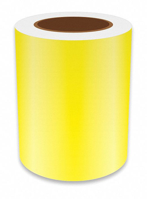 J2302 Label Tape Yellow 6in W For Mfr No VnM8