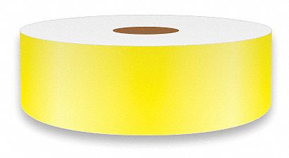 J1687 ContinuousLabelStock Yellow Gloss 1inW