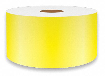 J1687 ContinuousLabelStock Yellow Gloss 2inW