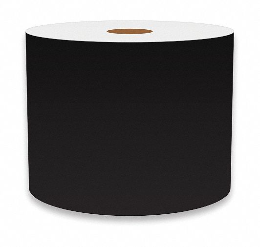 J2294 ContinuousLabelStock Black Gloss 4inW