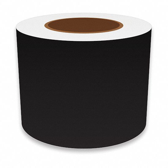 J2297 ContinuousLabelStock Black Gloss 4inW