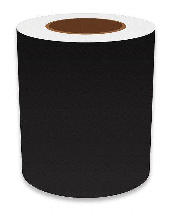 J2301 ContinuousLabelStock Black Gloss 6inW