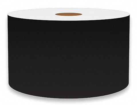 J2292 ContinuousLabelStock Black Gloss 3inW