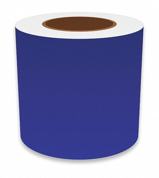 J2299 ContinuousLabelStock Blue Gloss 5inW
