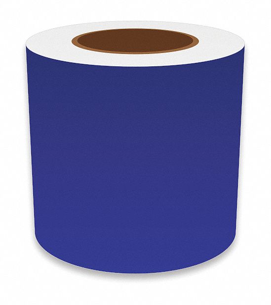 J2299 ContinuousLabelStock Blue Gloss 5inW