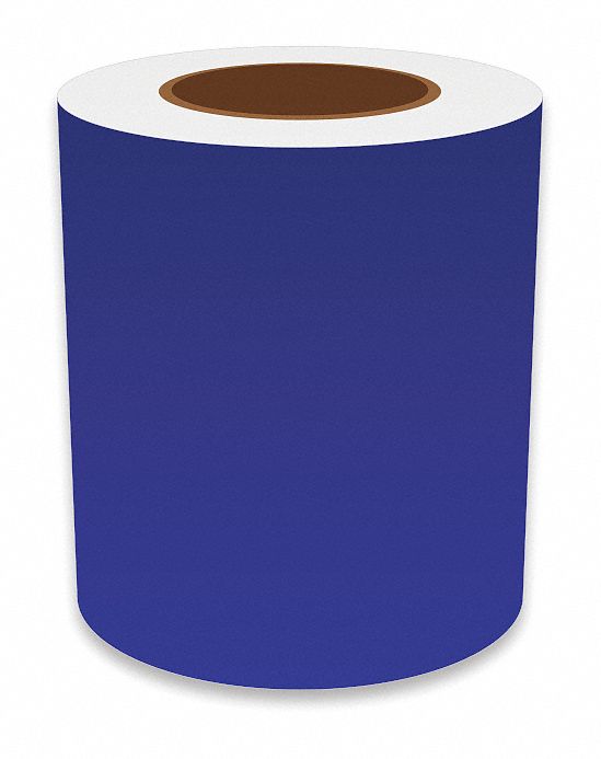 J2301 ContinuousLabelStock Blue Gloss 6inW