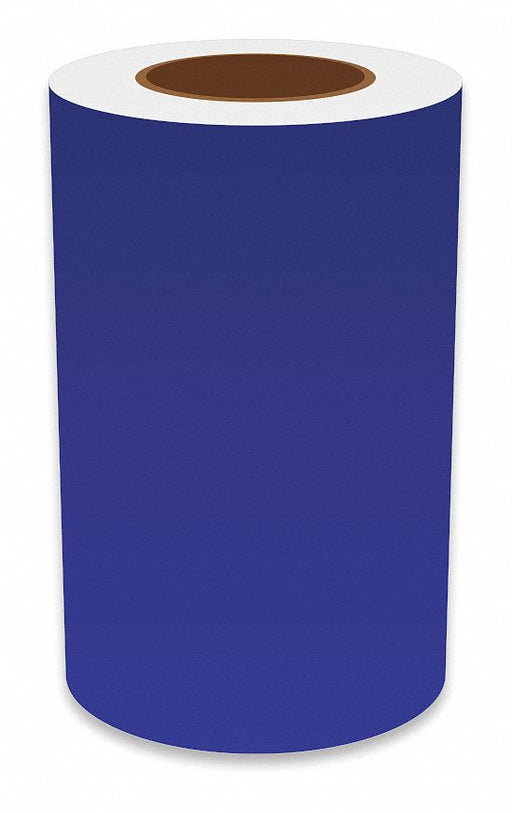 J2305 ContinuousLabelStock Blue Gloss 8inW