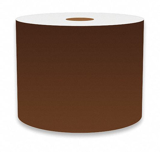 J2294 ContinuousLabelStock Brown Gloss 4inW