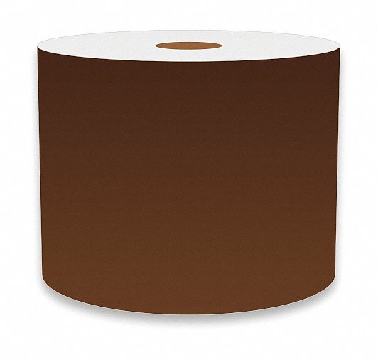 J2294 ContinuousLabelStock Brown Gloss 4inW
