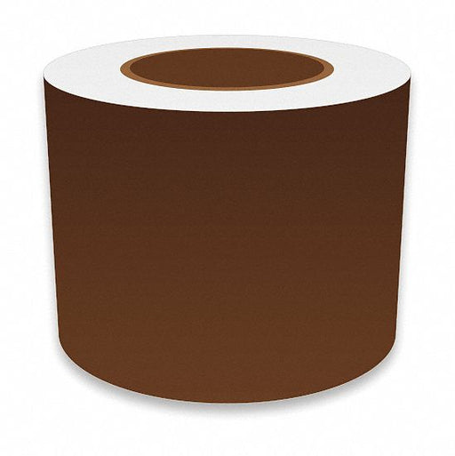 J2297 Label Tape Brown 4in W For Mfr No VnM8
