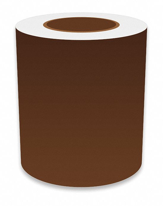 J2301 ContinuousLabelStock Brown Gloss 6inW