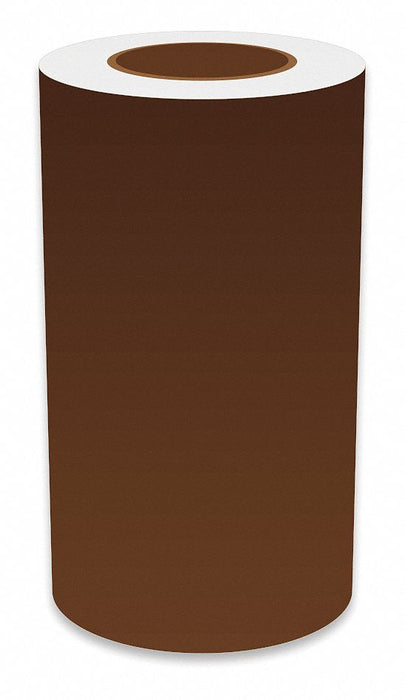 J2307 ContinuousLabelStock Brown Gloss 9inW