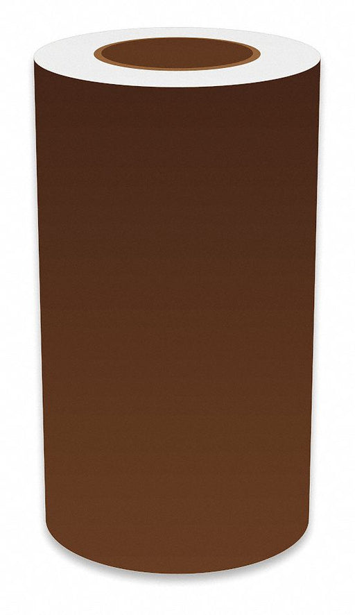 J2307 ContinuousLabelStock Brown Gloss 9inW