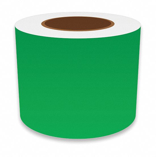 J2297 ContinuousLabelStock Green Gloss 4inW