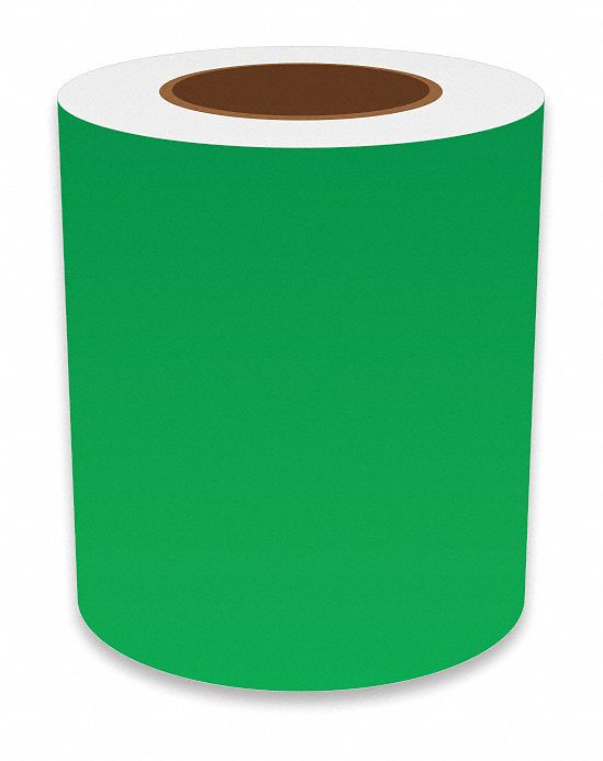 J2301 ContinuousLabelStock Green Gloss 6inW