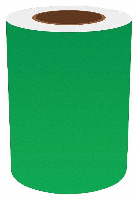 J2303 ContinuousLabelStock Green Gloss 7inW
