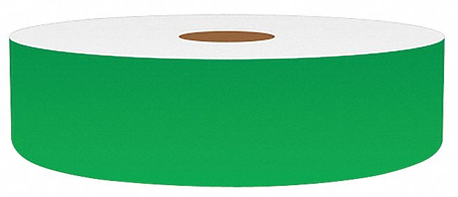 J2288 ContinuousLabelStock Green Gloss 1inW