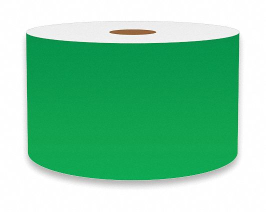 J2292 ContinuousLabelStock Green Gloss 3inW