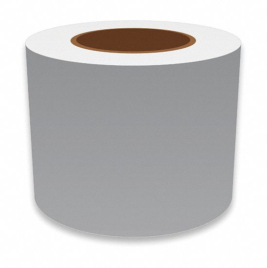 J2297 ContinuousLabelStock Gray Gloss 4inW