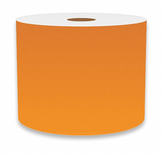 J2294 ContinuousLabelStock Orange Gloss 4inW