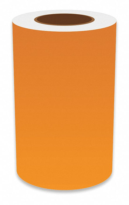 J2305 ContinuousLabelStock Orange Gloss 8inW
