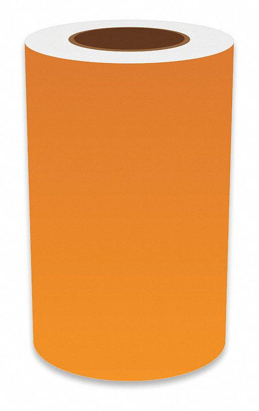 J2305 ContinuousLabelStock Orange Gloss 8inW