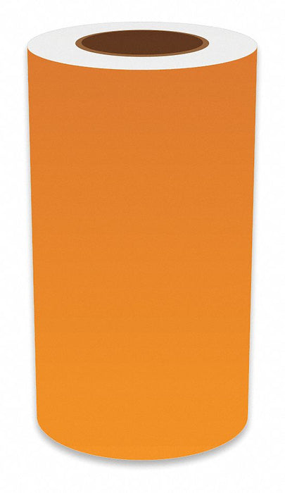 J2307 ContinuousLabelStock Orange Gloss 9inW