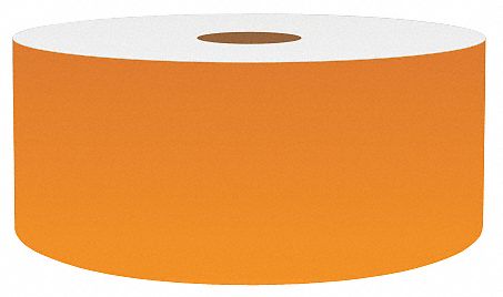 J2290 ContinuousLabelStock Orange Gloss 2inW