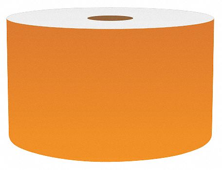 J2292 ContinuousLabelStock Orange Gloss 3inW