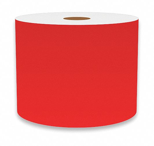 J2294 ContinuousLabelStock Red Gloss 4inW
