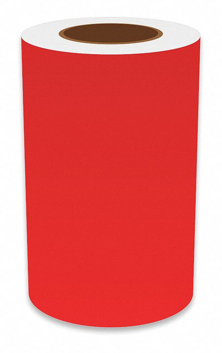 J2305 ContinuousLabelStock Red Gloss 8inW