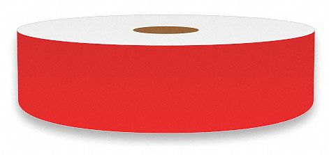 J2288 ContinuousLabelStock Red Gloss 1inW