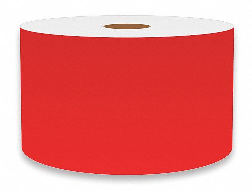 J2292 ContinuousLabelStock Red Gloss 3inW
