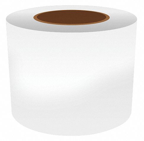 J2297 ContinuousLabelStock White Gloss 4inW