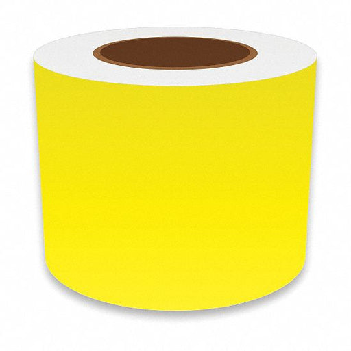 J2297 ContinuousLabelStock Yellow Gloss 4inW