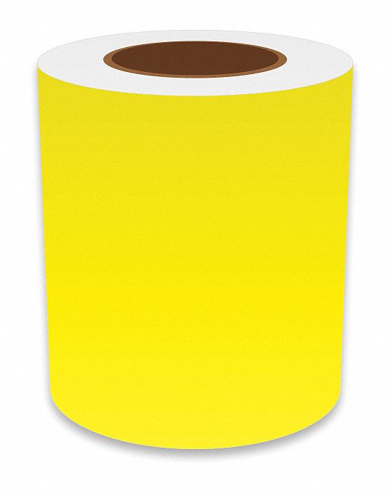 J2301 ContinuousLabelStock Yellow Gloss 6inW