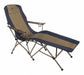 Folding Lounge Chair Blue/Gray 45-1/2inH