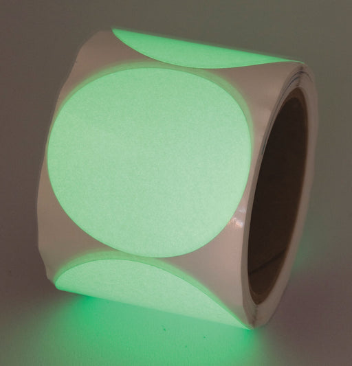 Floor Tape White 3 inx3 in Circle PK100