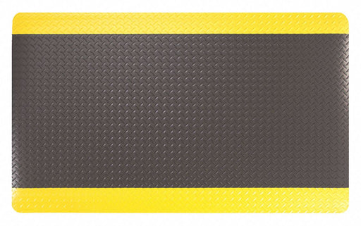 Anti-Fatigue Mat 9/16 Black/Yellow 3x 5