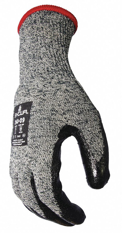 J0987 Arc Flash Gloves Neoprene L Blk/Gray PR
