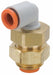 Union Elbow Brass Push-Fit 1/2  1/2 