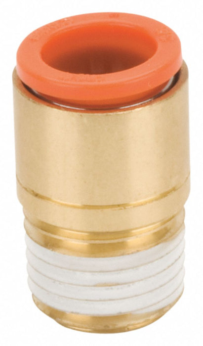 HexAdapter Brass Push-Fit3/8 MNPT3/8 