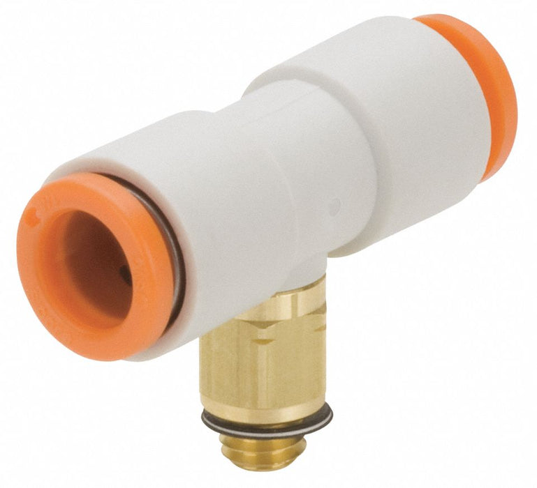 Tee Tube 1/8  1/8  MUNF 1/8  1/8 