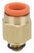 Strt Brass Push-Fit1/4in MUNF1/4in