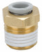 Strt Brass Push-Fit 6 mm BSPT 1/8 in