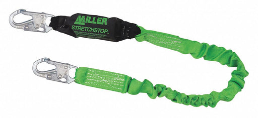 Shock-Absorbing Lanyard Green