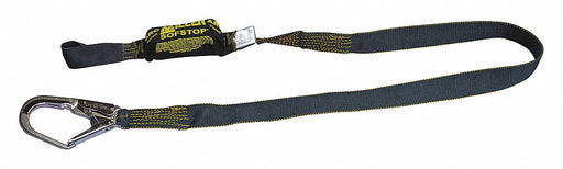 Shock-Absorbing Lanyard Gray