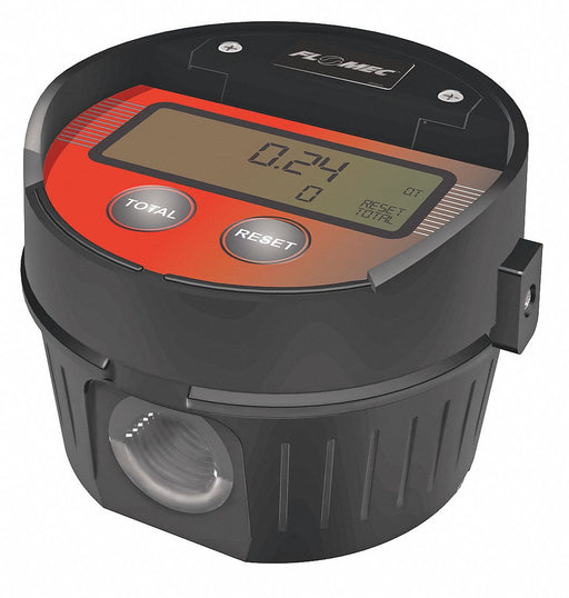 Flowmeter Oval Gear 1/2 FNPT 1500 psi