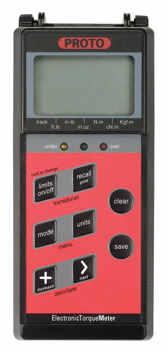 Electronic Torque Meter LCD 9V Battery