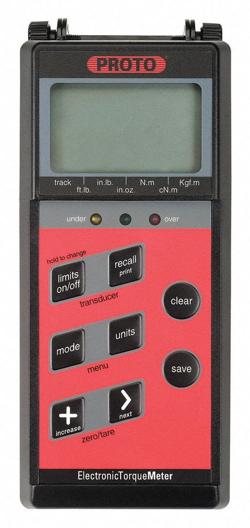 Electronic Torque Meter LCD 9V Battery